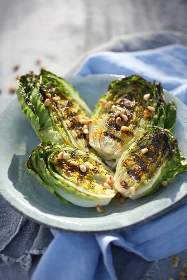 Gegrillter Salat mit Orangendressing - Wellcuisine